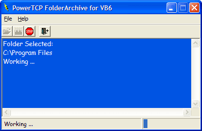 Archive entire folders including sub folders.