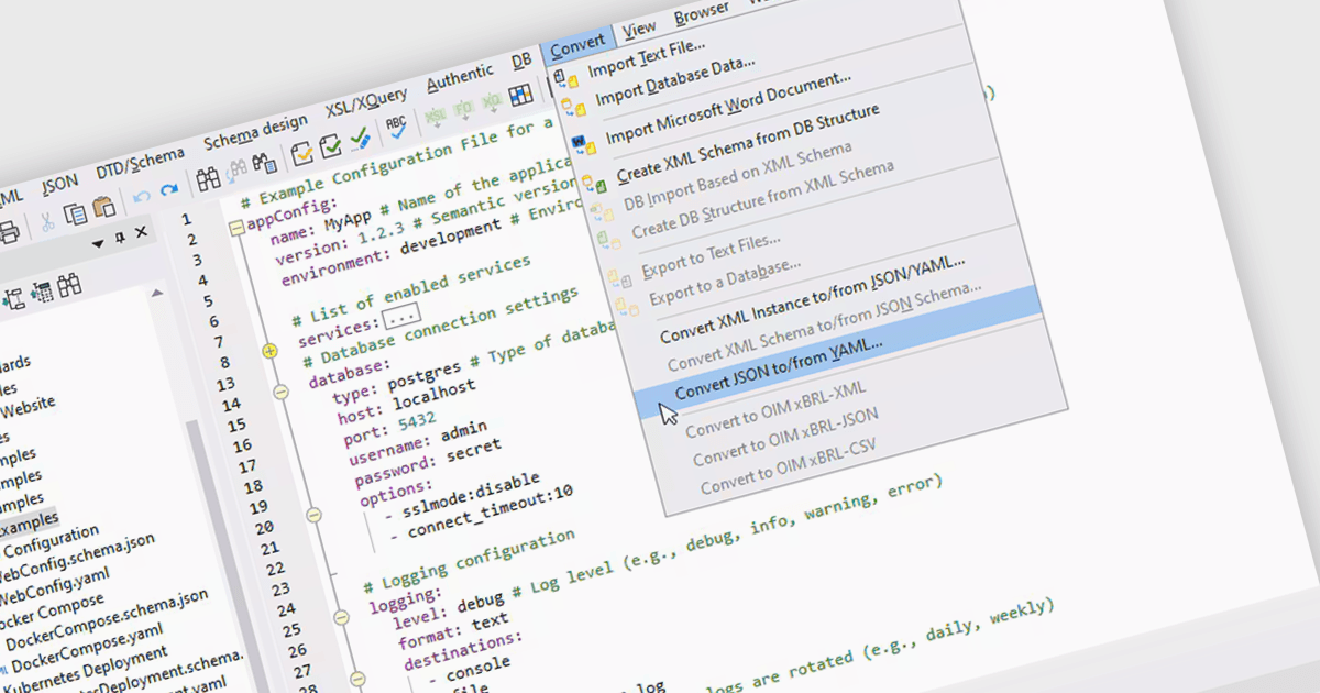 Edit, Validate, and Convert YAML Files