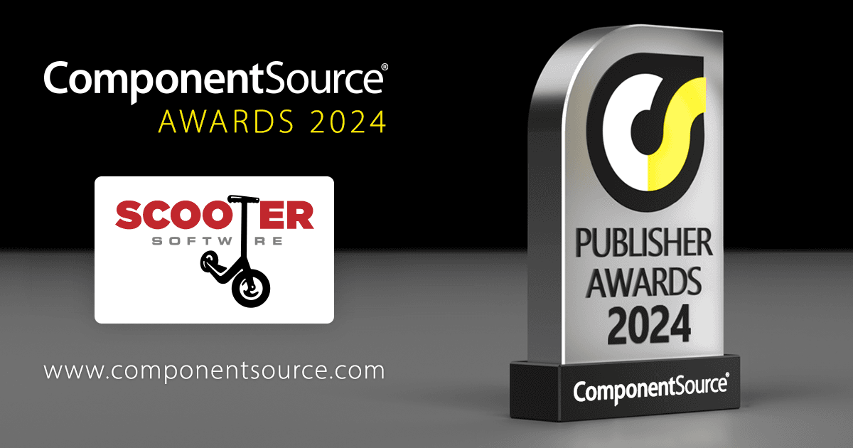 Scooter Software Wins ComponentSource Award