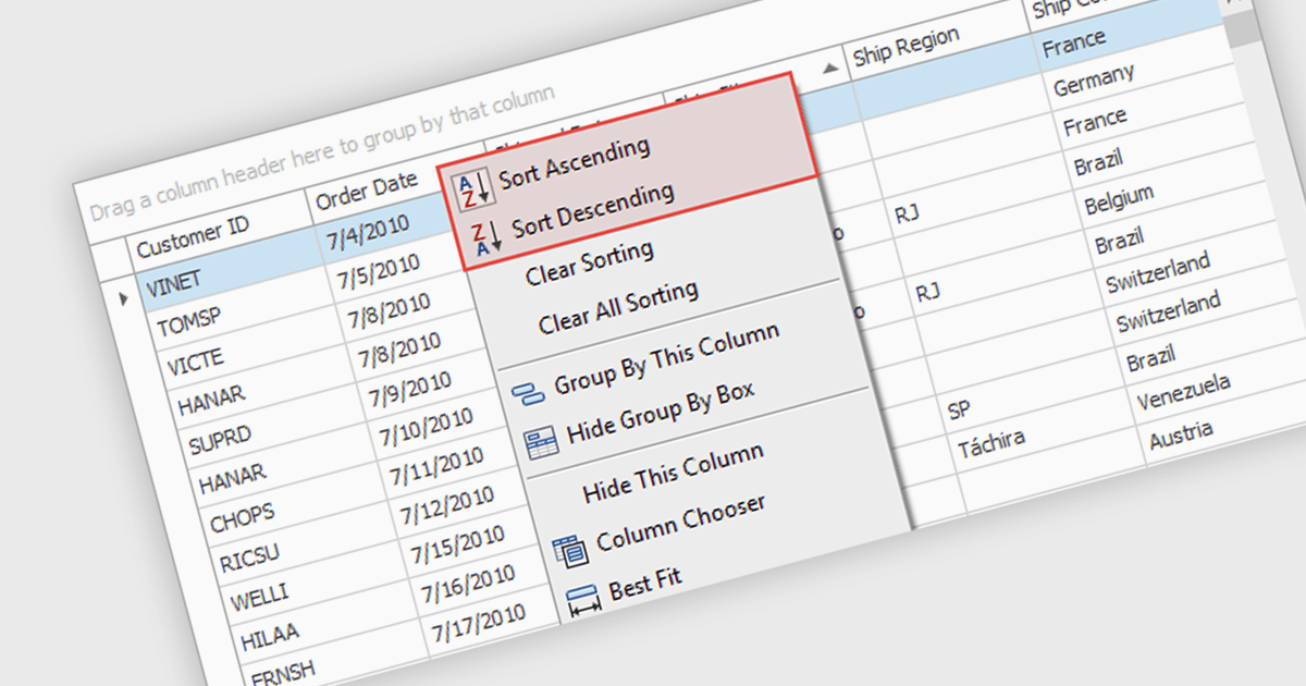Speed Up Data Analysis with Local Sorting