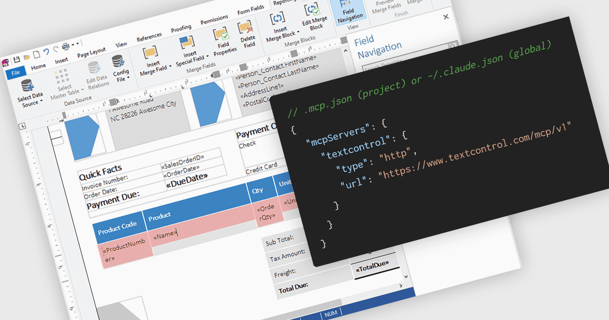 Connect AI to TX Text Control Content