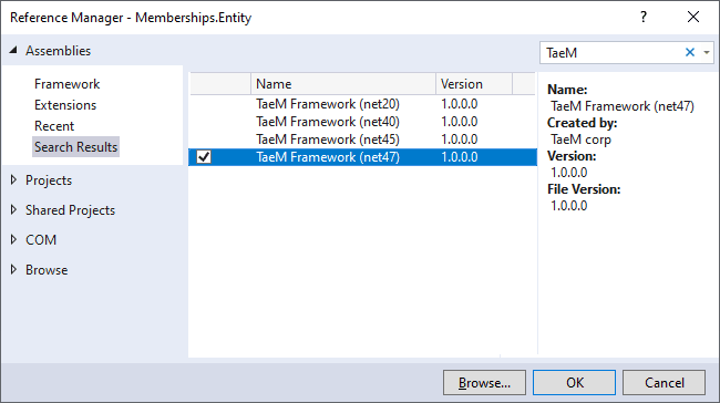 imagen del producto TaeM Framework