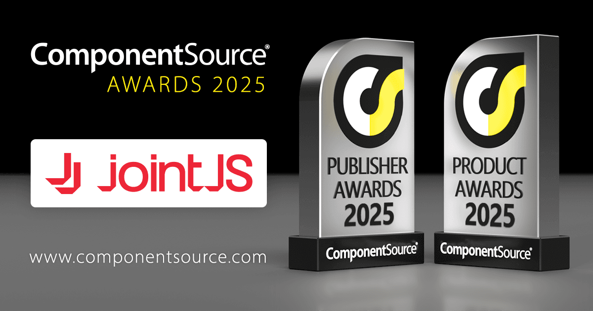 JointJS Wins Two ComponentSource Awards