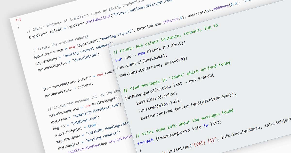 Connect .NET Apps to Exchange Online Using EWS
