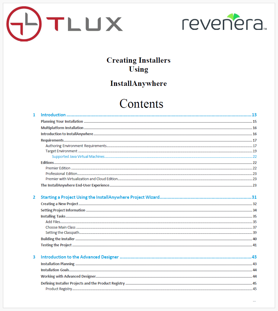 使用 InstallAnywhere 建立安裝程式 - TLUX Training Course 產品圖片