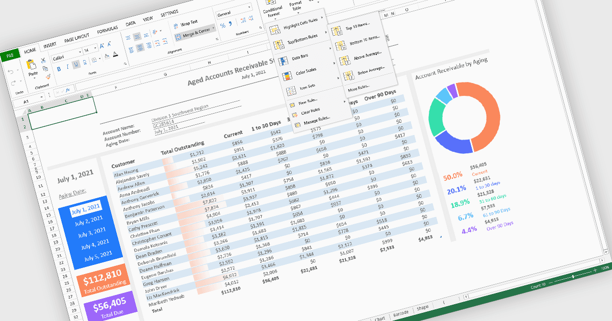 Highlight Key Data with Conditional Formatting