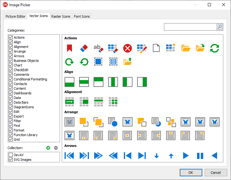 DevExpress VCL Icon Library product image