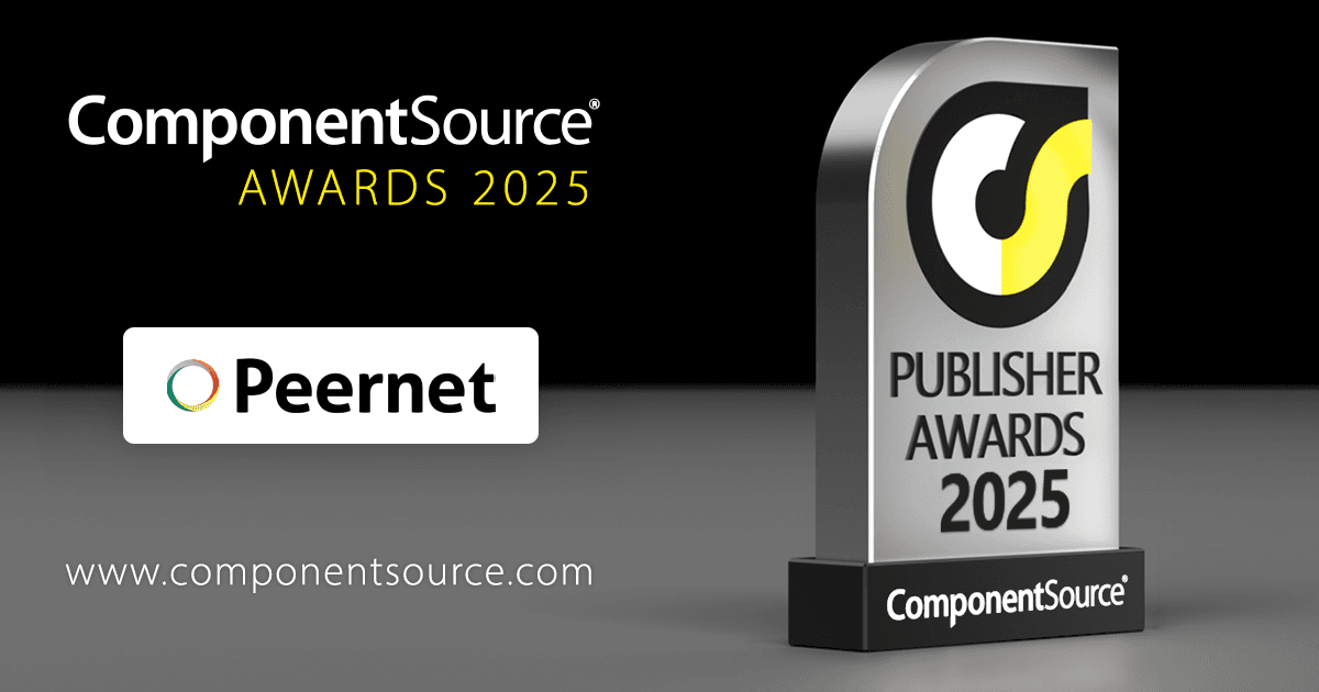 PEERNET remporte un prix ComponentSource