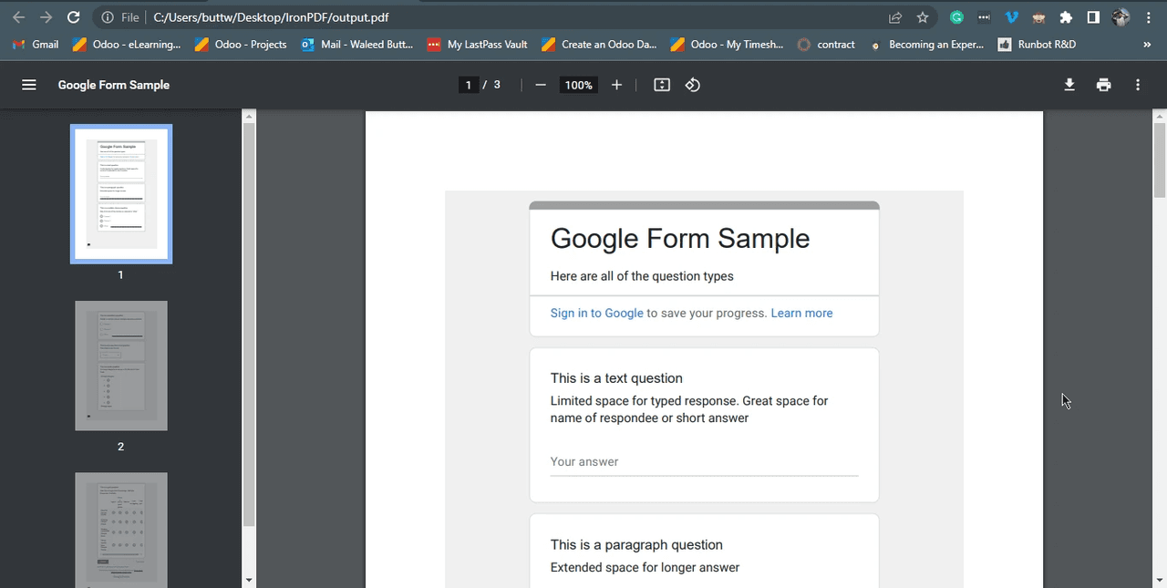Flatten PDF Directly from URL