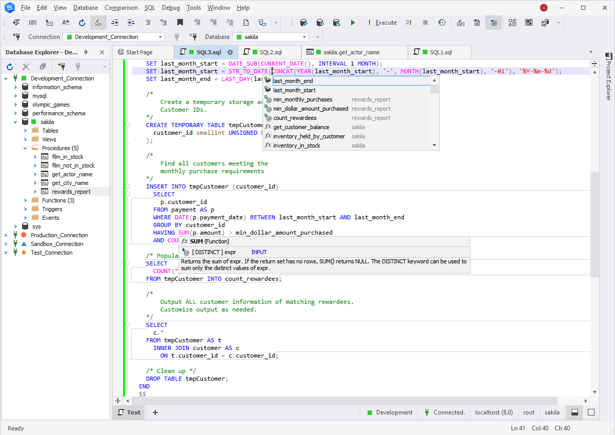 imagem do produto dbForge Studio imagem do produto dbForge Studio