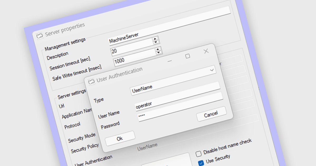 Control and Verify OPC UA Server Access
