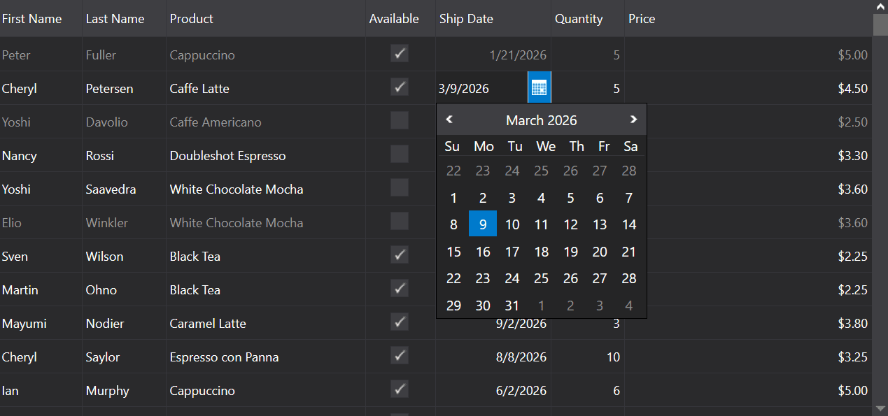 jQWidgets jQuery UI Input Controls product image