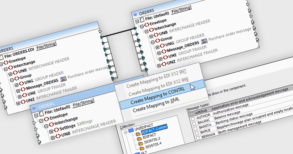 Automate EDIFACT CONTRL Message Generation