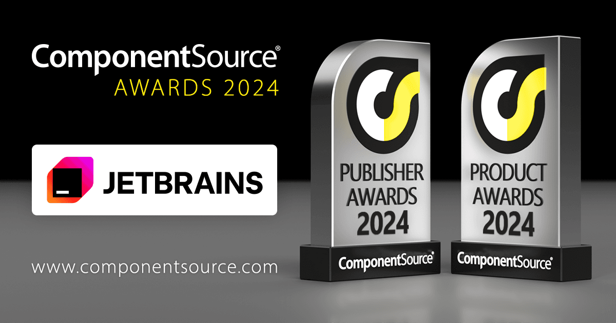 JetBrains Wins Eight ComponentSource Awards
