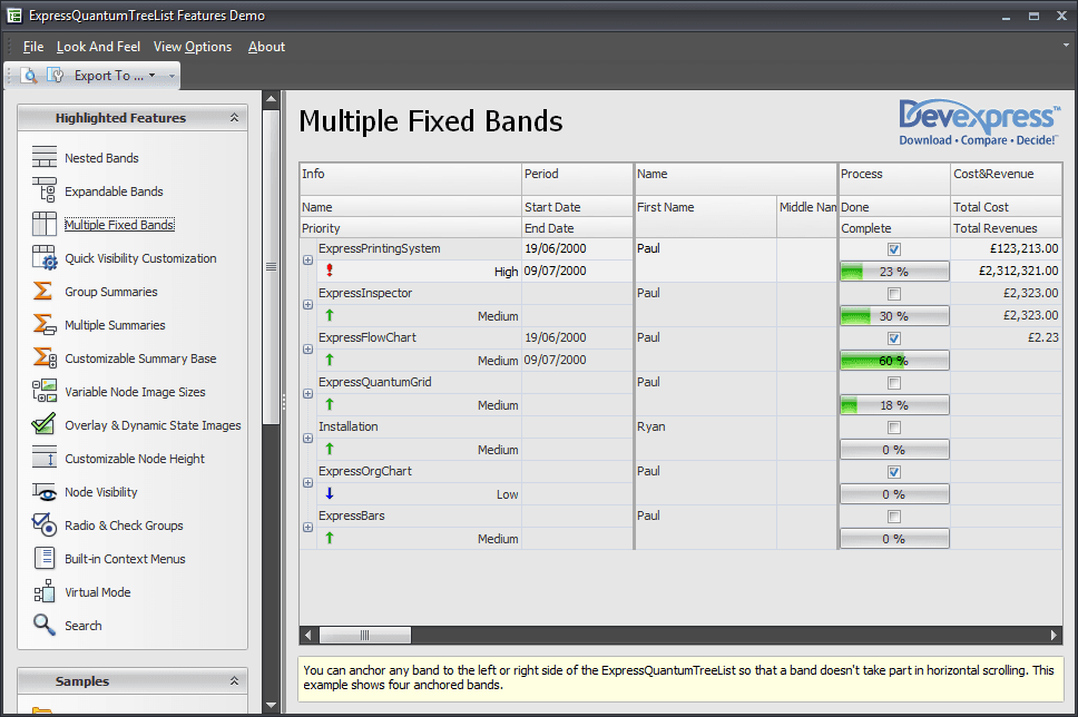 ExpressQuantumTreeList Suite product image