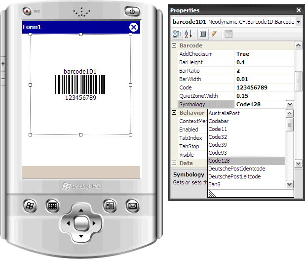 Barcode Professional supports most popular Linear (1D), Postal & 2D Symbologies/Standards all-in-one solution including Code 39, Code 128, GS1-128, GS1 DataBar (RSS-14), EAN 13 & UPC, Postal (USPS, British Royal Mail, Australia Post, DHL, etc.), Data Matrix, QR Code, PDF 417, UPS MaxiCode.