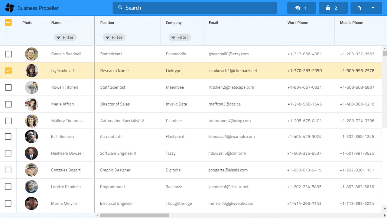 Formatting Data using Pipes in the Ignite UI for Angular Grid