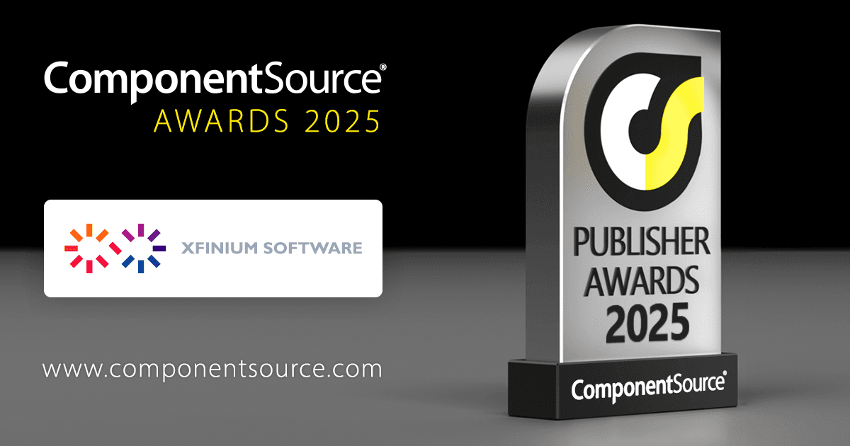 XFINIUM Vence Prêmio da ComponentSource