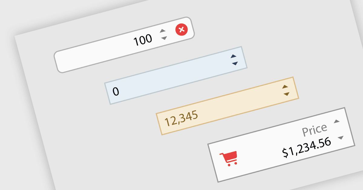 Ensure Accurate Input with Numeric Spin Controls