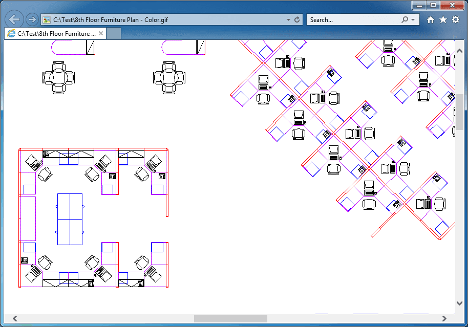 Convert DWG/DXF/DWF files into GIF, JPEG, BMP, PNG without AutoCAD.