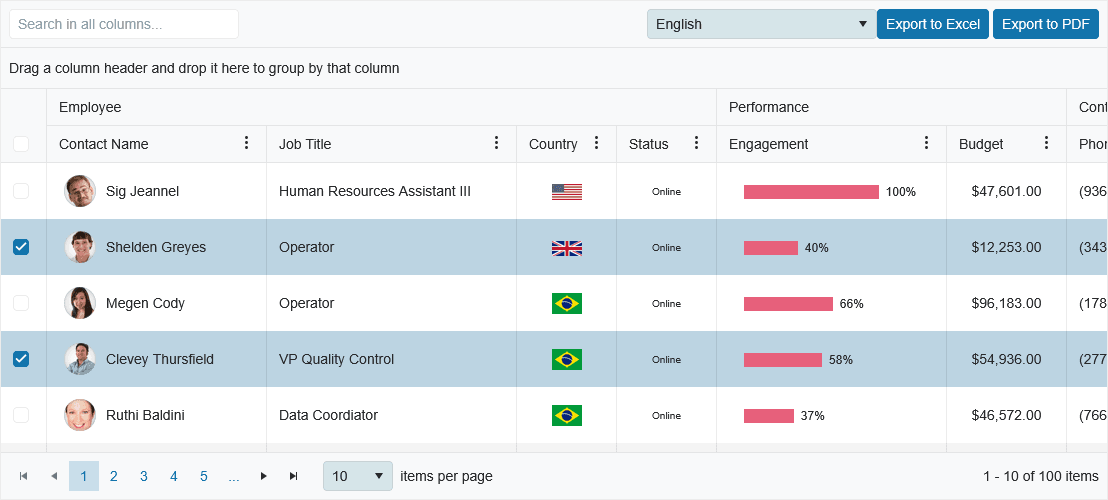 immagine del prodotto Kendo UI Vue UI Selection Controls immagine del prodotto Kendo UI Vue UI Selection Controls