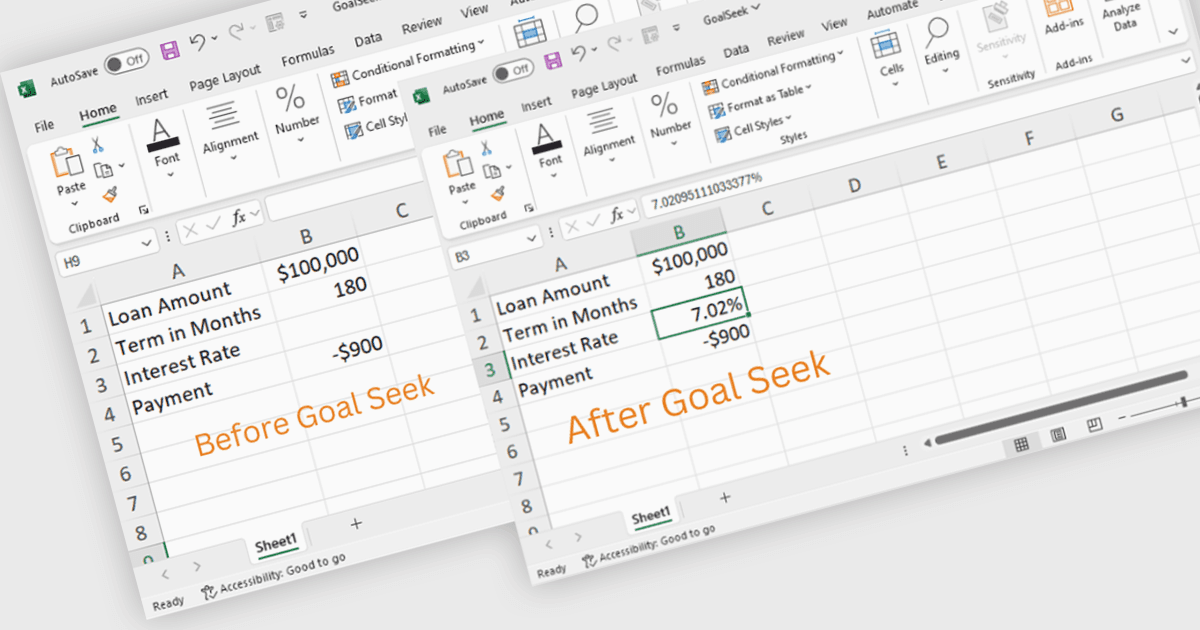 Refine Excel Analysis with Automated Goal Seeking