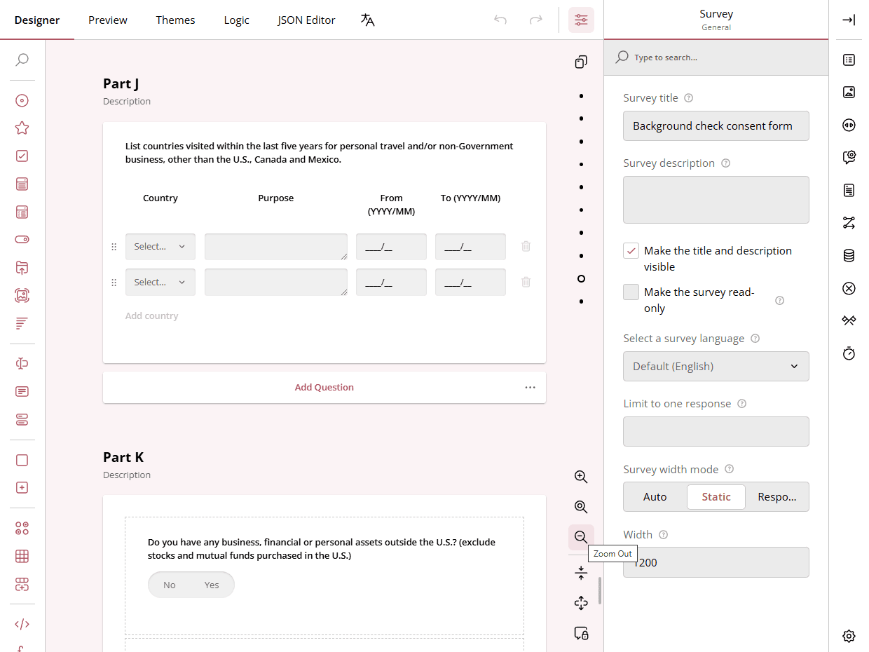 SurveyJS Survey Creator 产品图片