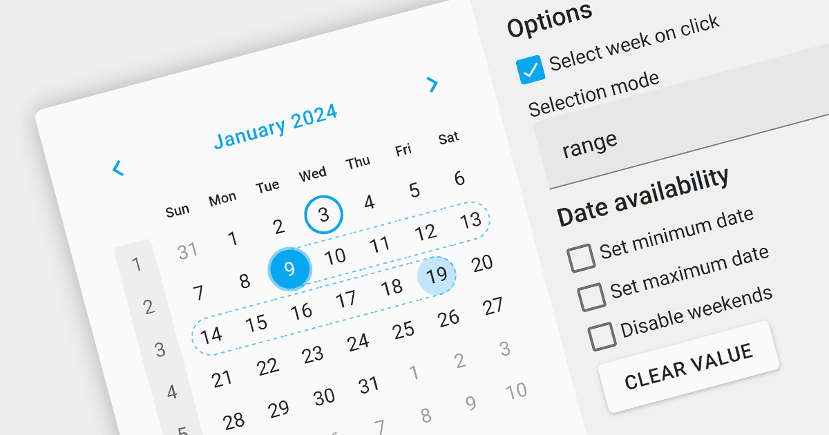 Boost JavaScript Calendar Productivity with Flexible Date Selection