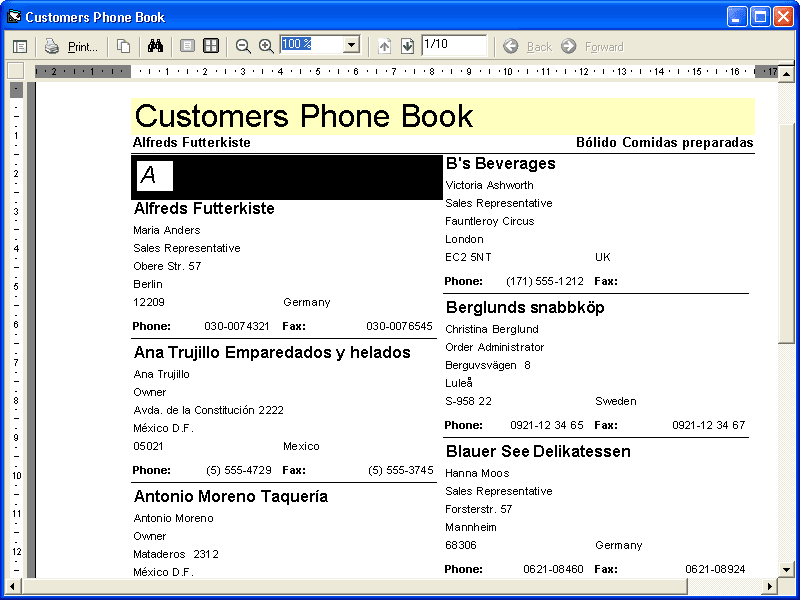 ColumnLayout property determines whether a group header section should use the same column layout of its detail section.