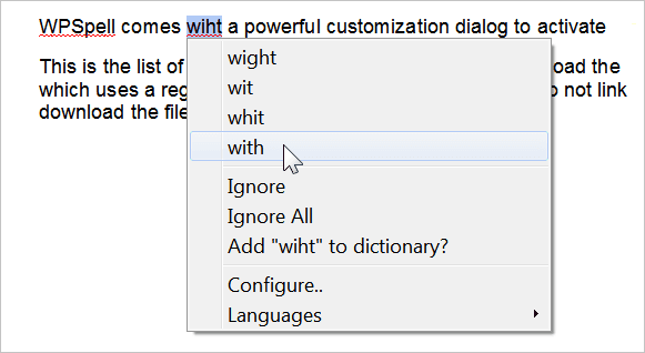 imagem do produto WPSpell
