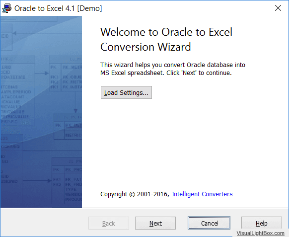 Oracle to Microsoft Excel product image