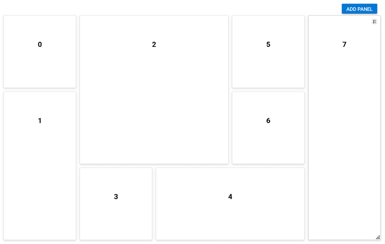 image du produit Syncfusion Vue Dashboard Layout