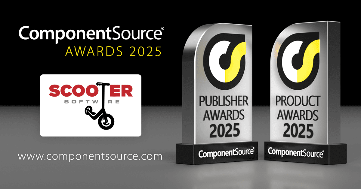 Scooter Software Wins Two ComponentSource Awards