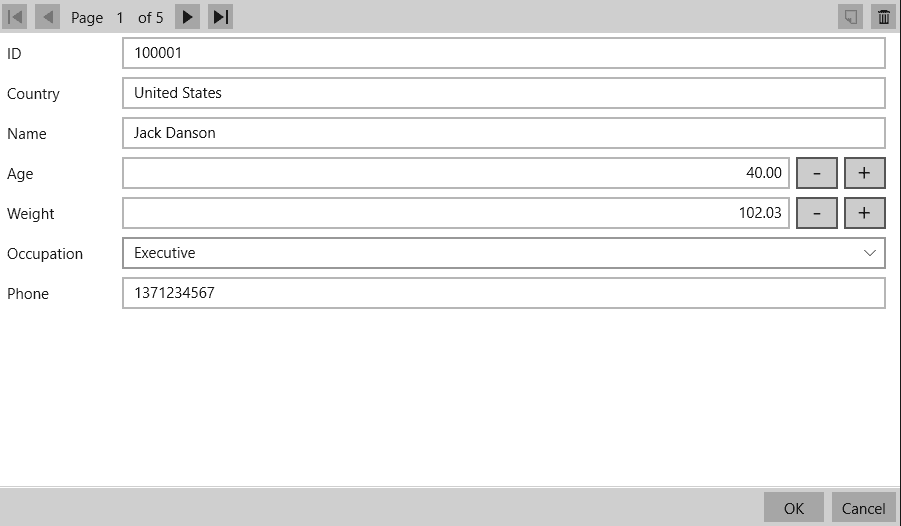 ComponentOne UWP UI Input Controls product image ComponentOne UWP UI Input Controls product image