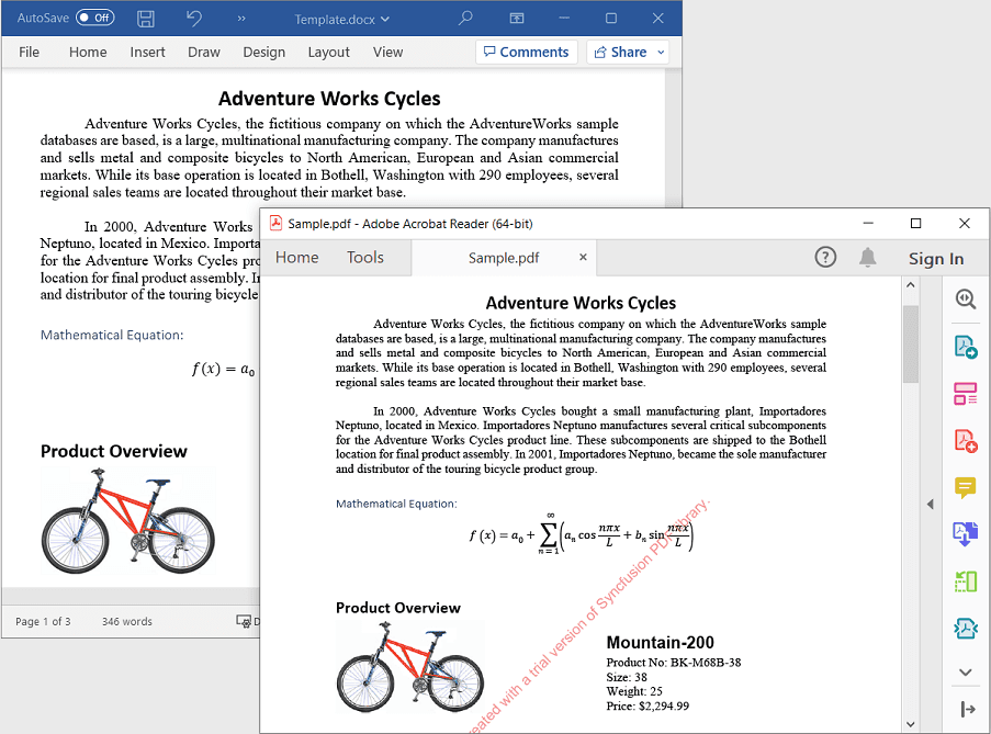 Syncfusion WPF DOCX Editor SDK product image