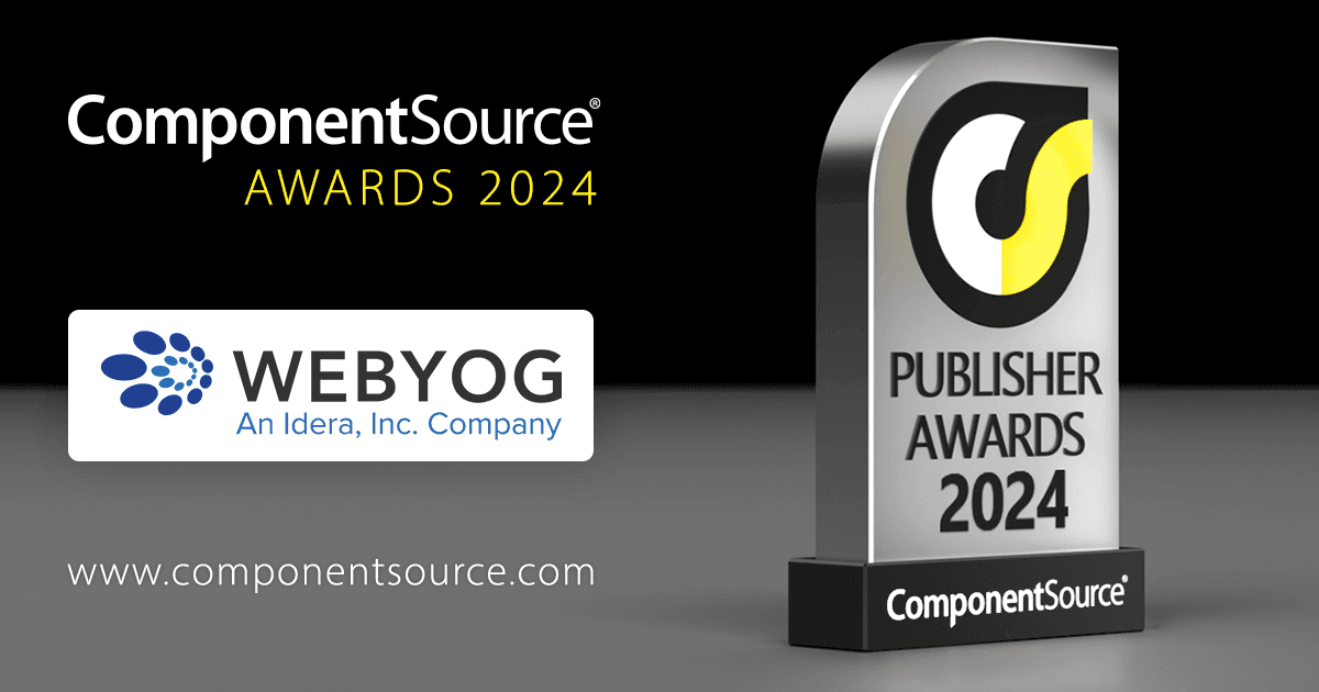 Webyog Wins ComponentSource Award