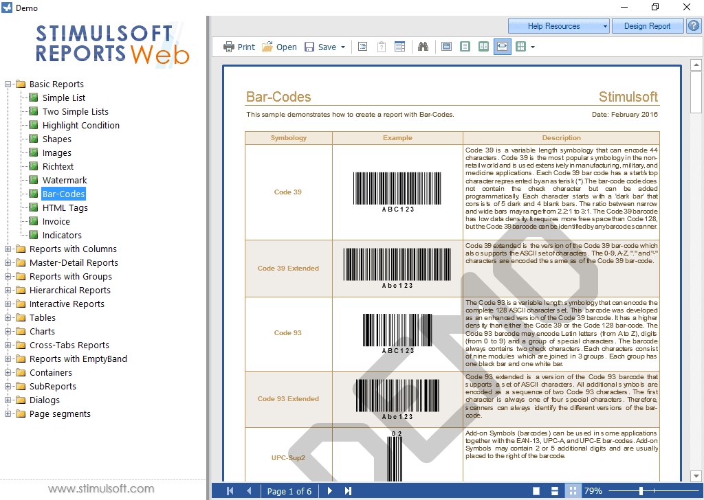 imagem do produto Stimulsoft Reports.WEB