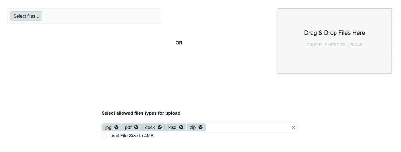 Kendo UI jQuery Upload product image Kendo UI jQuery Upload product image