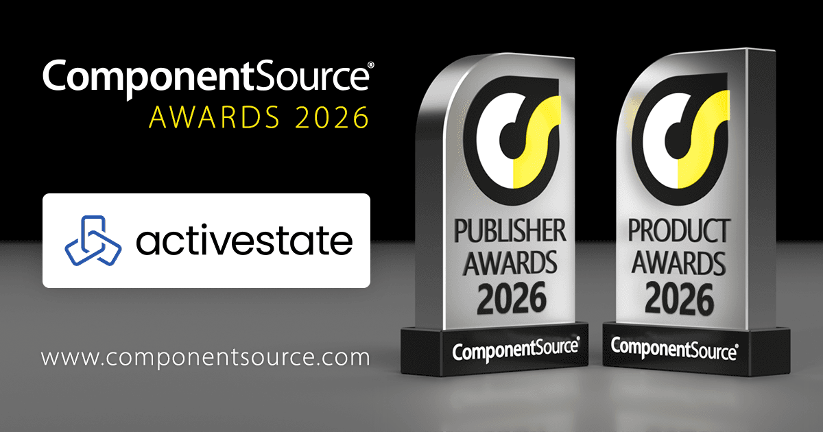 ActiveState Wins Two ComponentSource Awards