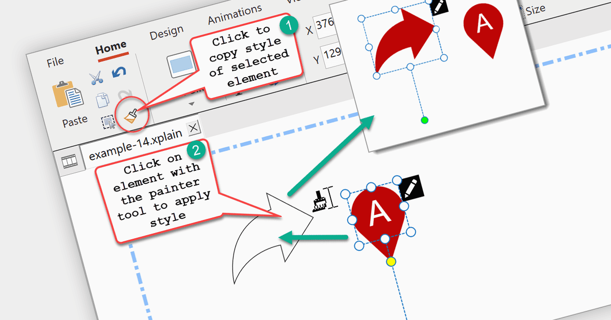 Quickly Copy and Apply Formatting to Objects