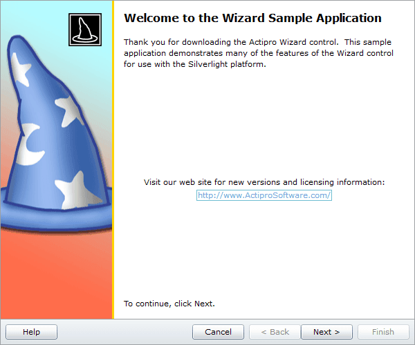 Actipro Wizard for Silverlight released