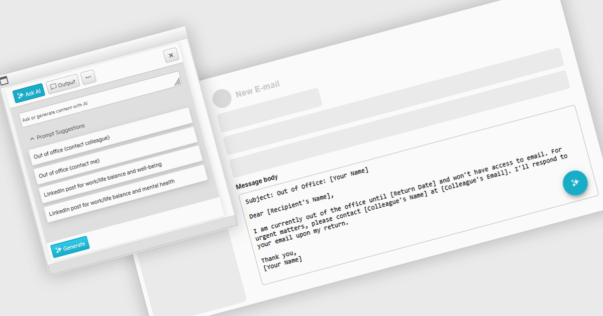 Enhance WebForms Applications with AI Prompts
