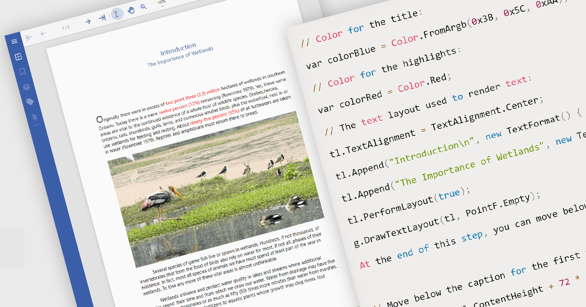 Programmatically Generate PDFs in C# .NET