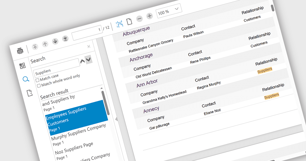 View Reports and PDF Documents in Blazor Apps