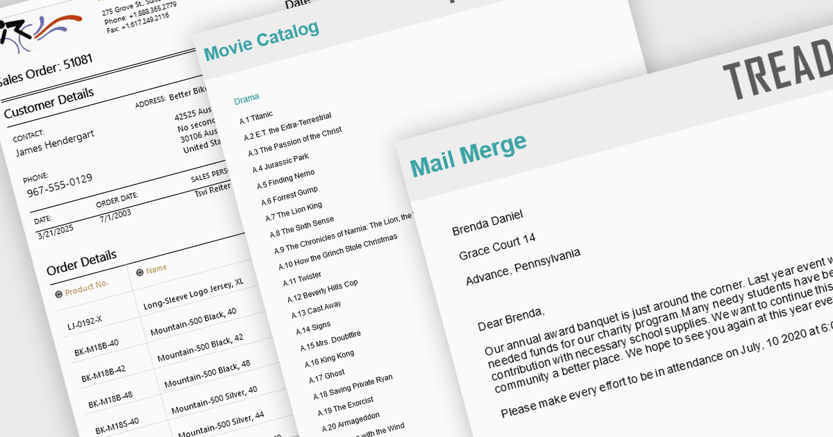 Create Blazor Reports with Advanced Layout Options