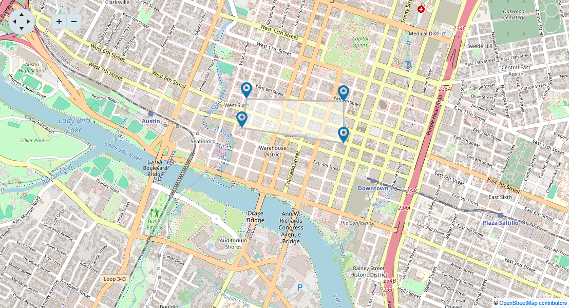 KendoReact Map 产品图片