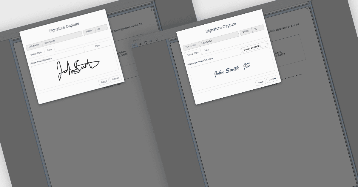 Personalize Signatures with Styling and Authenticity