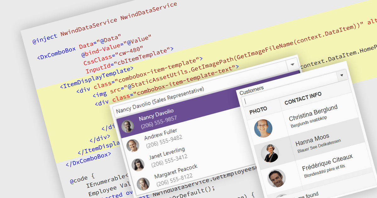 Visually Enhance Data Selection in ASP.NET Core