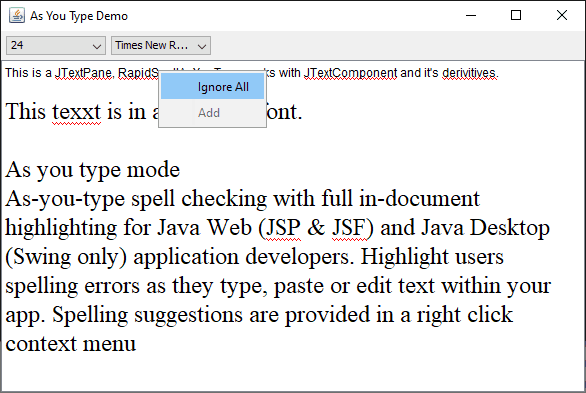 RapidSpell Java Desktop 产品图片