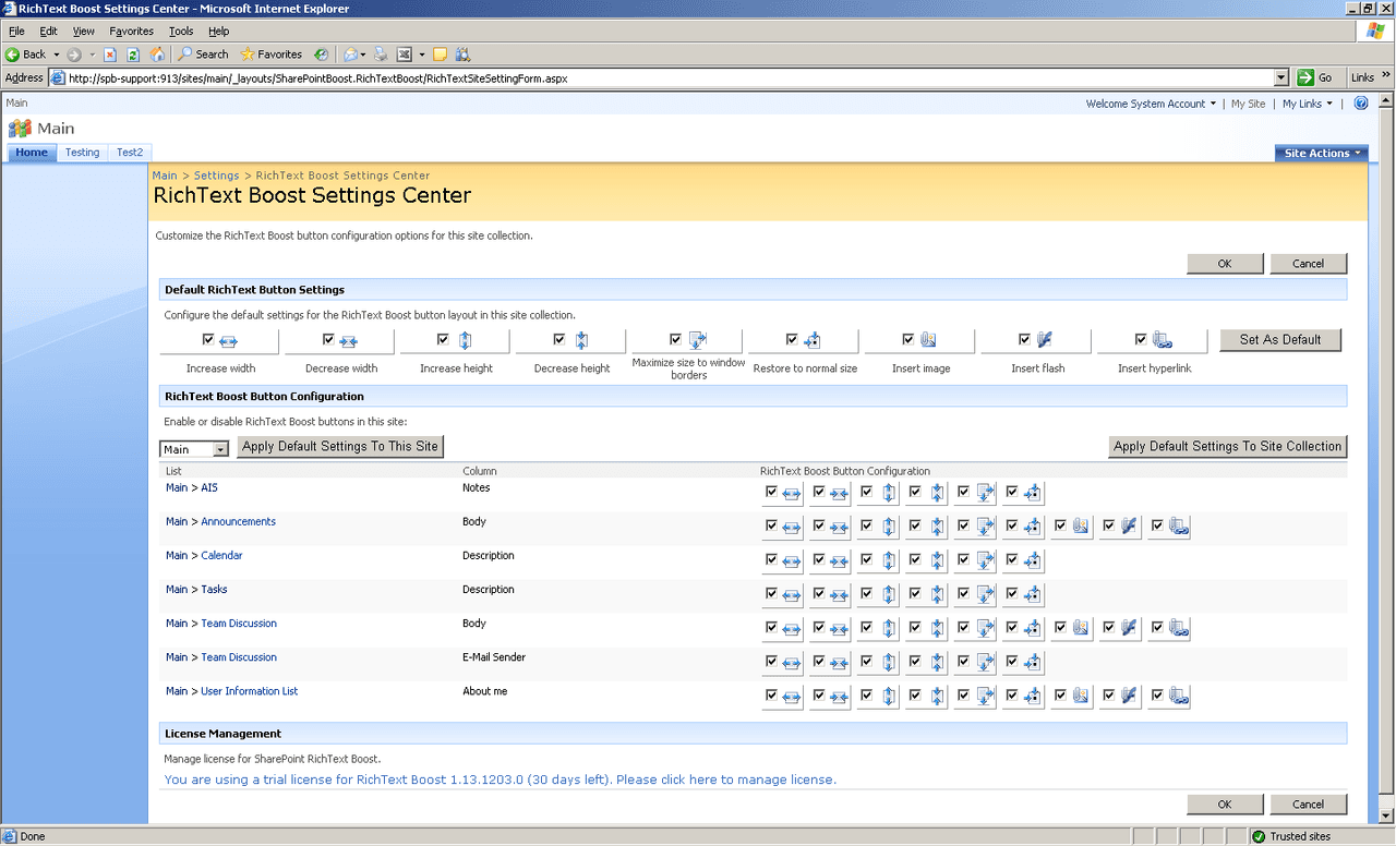 SharePoint RichText Boost now available